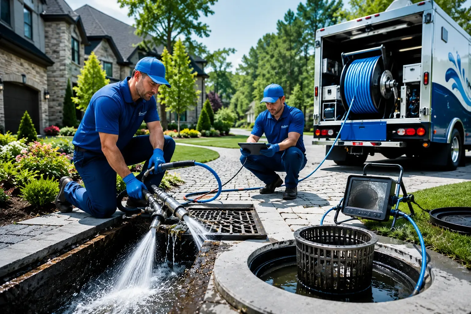 Local outdoor drain cleaning professionals in Slinger, WI