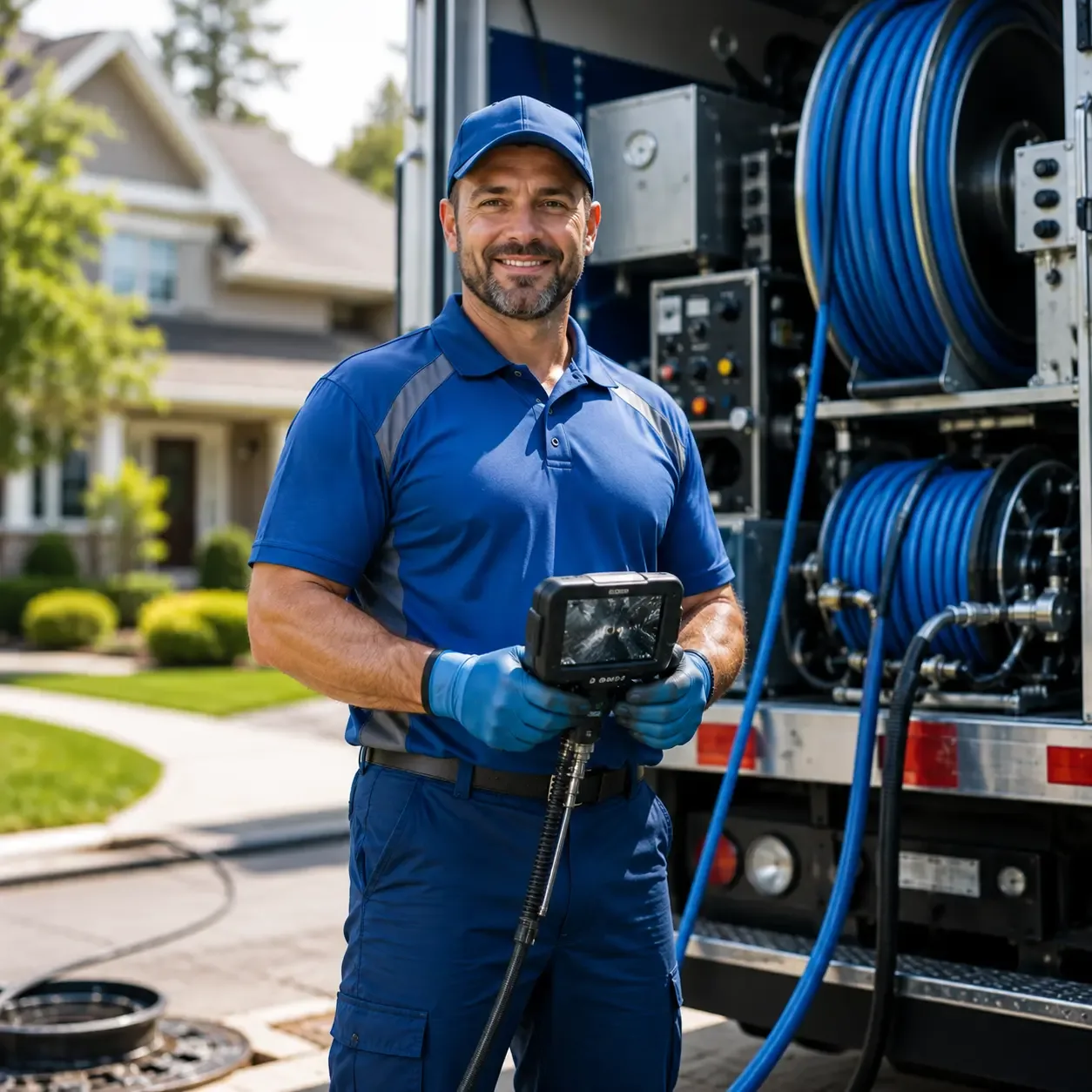 Local outdoor drain cleaning specialists in Slinger, WI